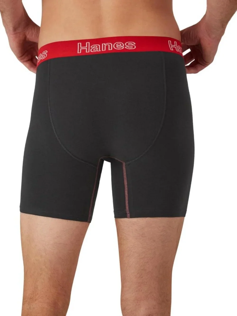 Comfortable Stretch Cotton Boxer Briefs for Men, Moisture-Wicking, 6-Pack